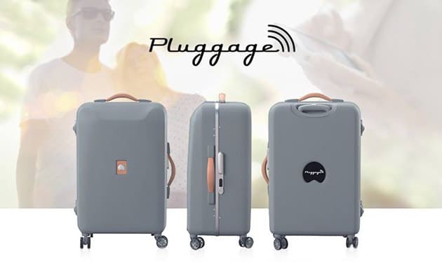 Pluggage valise connectée