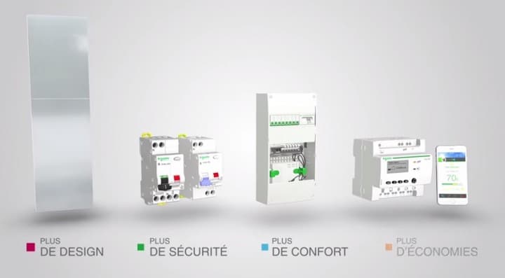 tableau électrique connecté Schneider Electric