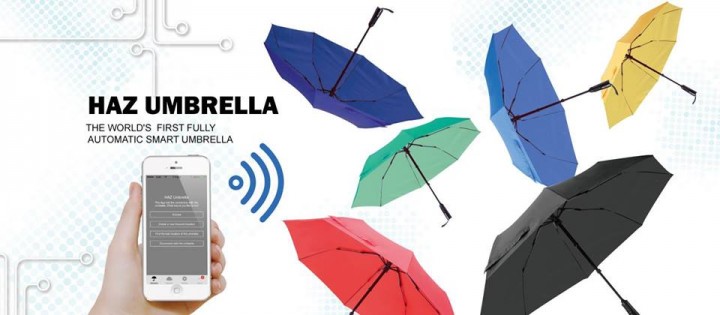 HAZ parapluie automatique connecté intelligent
