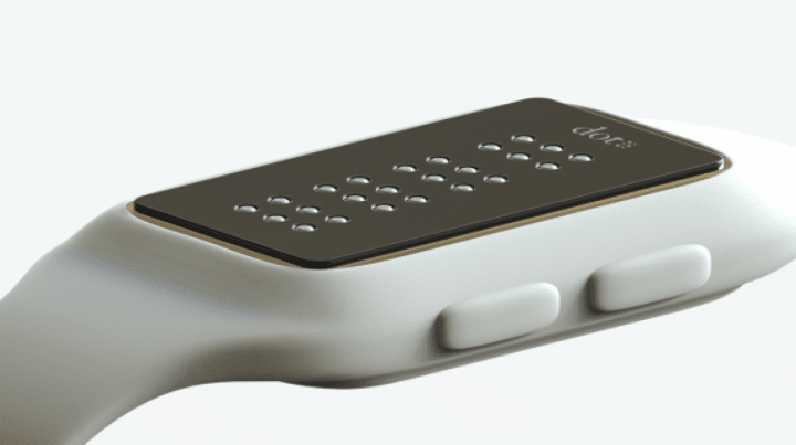 smartwatch braille dot