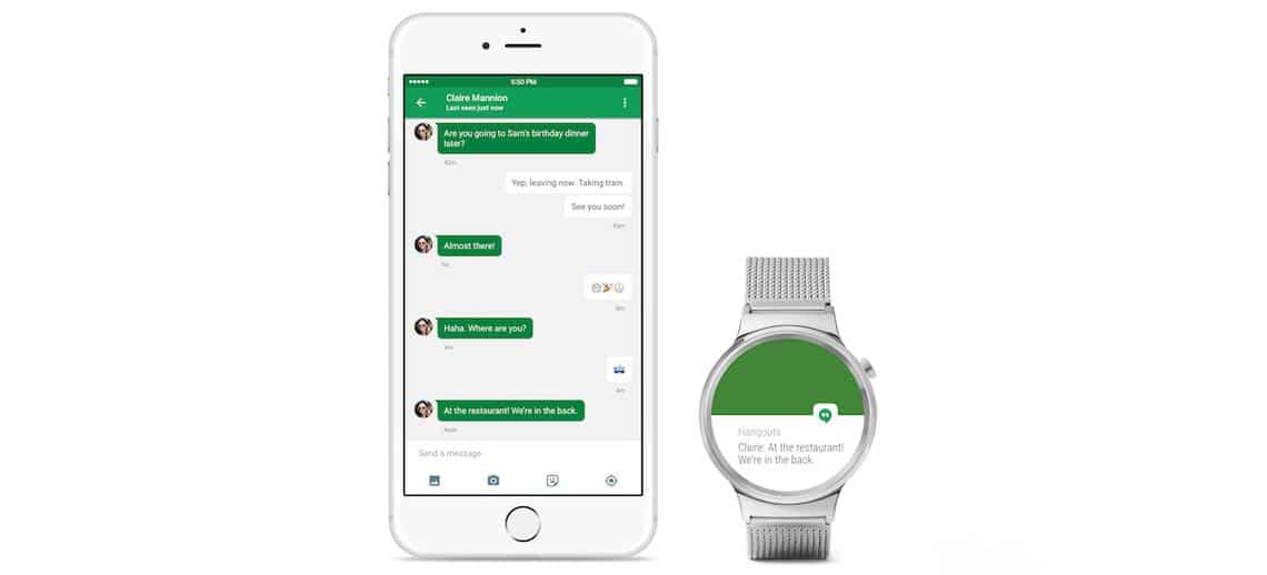 Android Wear pour iPhone