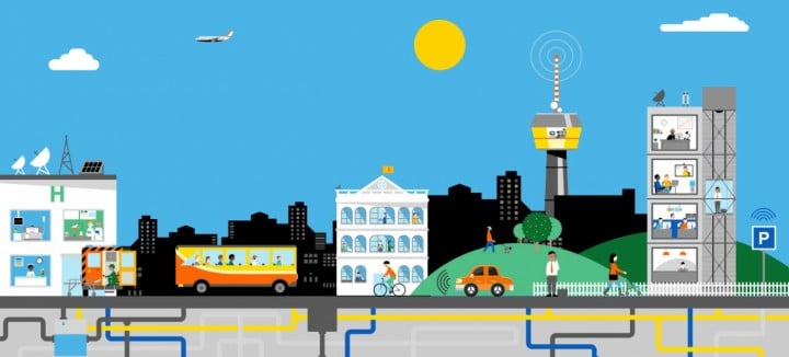 Smart cities orange