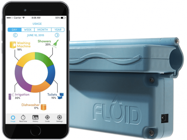 compteur d'eau intelligent Fluide