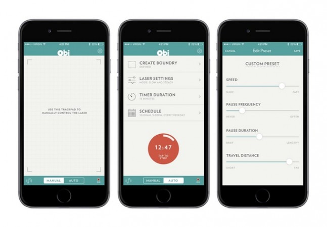 jouet intelligent laser animaux Obi