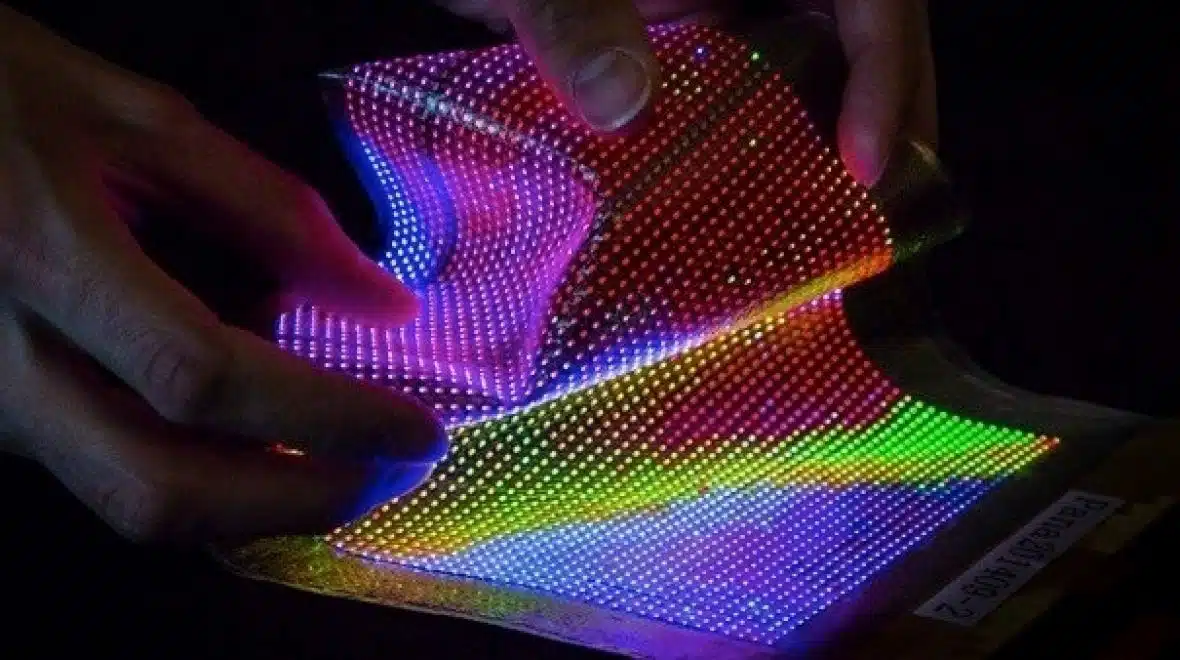 tissu LED