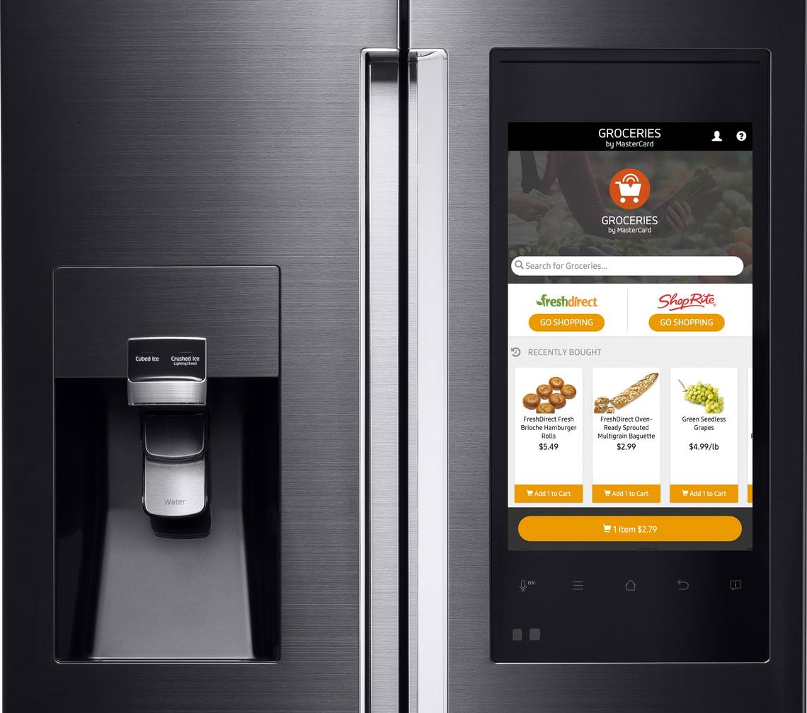 Family Hub réfrigérateur connecté intelligent Samsung