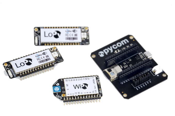 LoPy plateforme de développement LoRa WiFi Bluetooth 