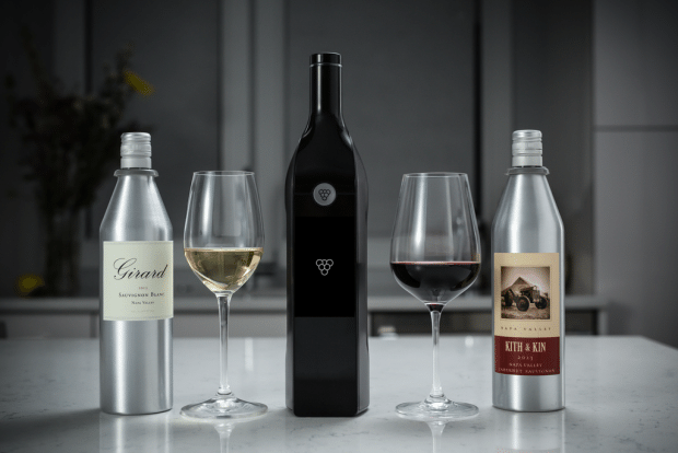 Kuvée bouteille de vin connectée 