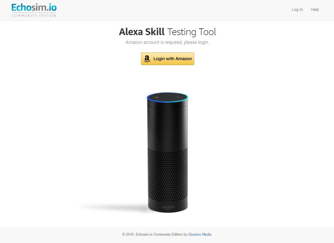 Echosim.io Echo Amazon Alexa