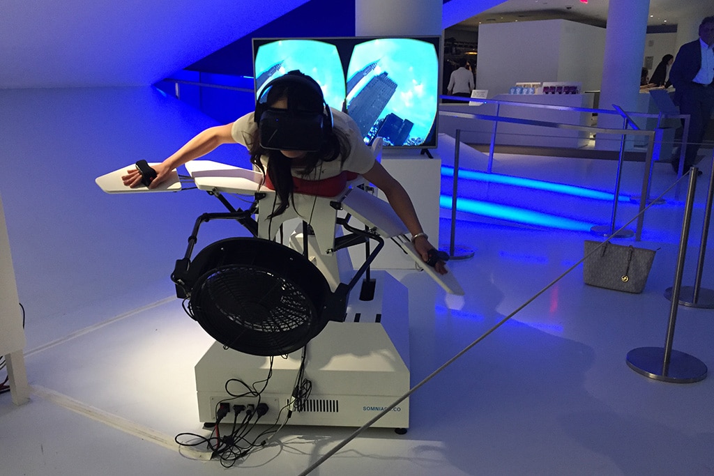 Birdly et HTC Vive