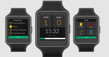 Refsix smartwatch arbitres football