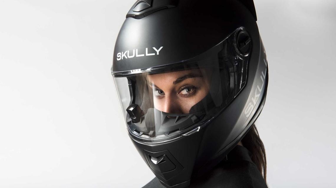 casque de moto en réalité augmentée Skully AR-1 