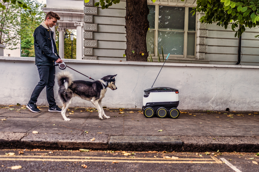 robots autonomes JustEat