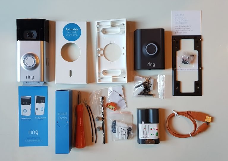 Kit De Cales De Réglage Pour Ring Video Doorbell (2e Génération Batterie) – Noir