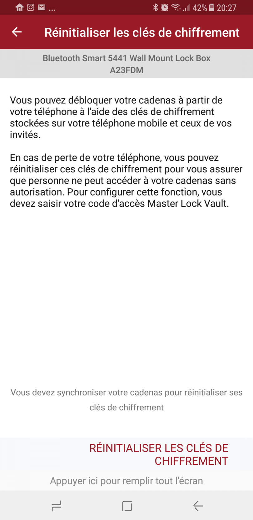 Avis Master Smart Lock - Test du coffre fort de clé connecté