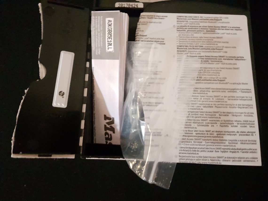 Avis Master Smart Lock - Test du coffre fort de clé connecté