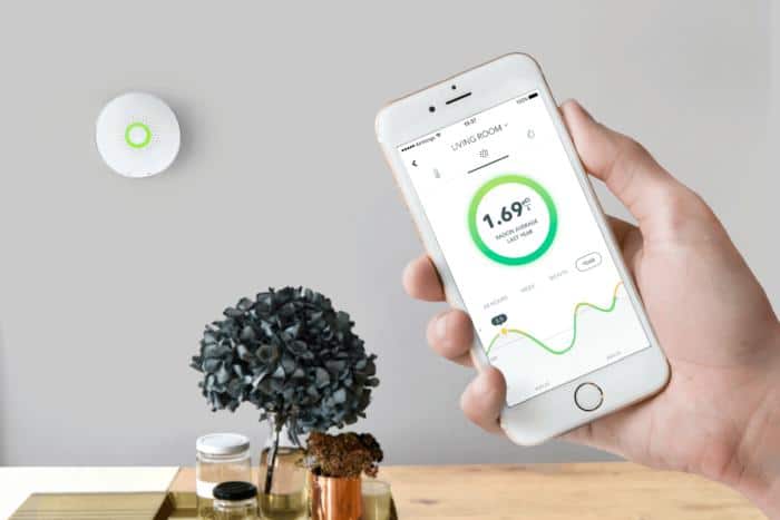 Airthings Wave - Un objet connecté qui surveille la pollution intérieure