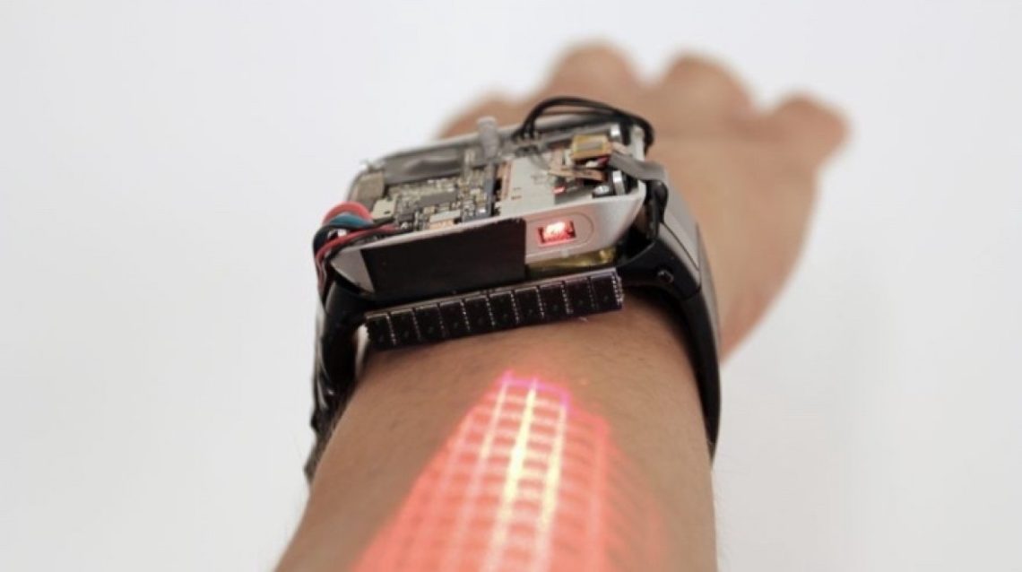 LumiWatch transforme votre bras en un écran tactile de la taille d'un smartphone