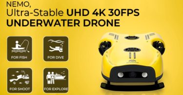 drone sous-marin Nemo propose de la 4K ultra-haute définition