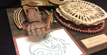 Drawmaton – La machine à dessiner inspirée par Da Vinci