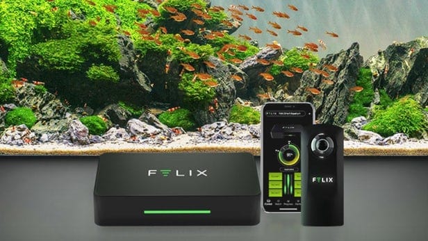 L’aquarium intelligent Felix utilise une webcam sous-marine à 360 degrés