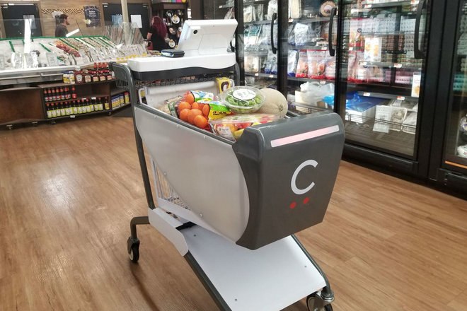 Ce chariot intelligent permet de se passer de caissiers dans les magasins