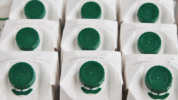 Un pack de lait conçu pour aider à réduire le gaspillage alimentaire