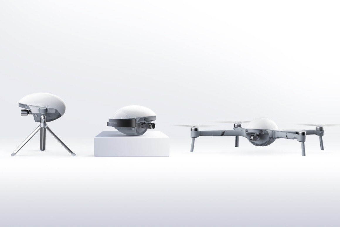 PowerEgg X – Un drone qui sert aussi de caméra de suivi alimentée par l'IA