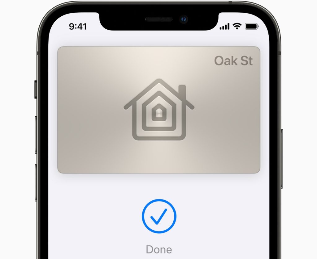 Apple Home Keys déverrouiller porte d'entrée avec iPhone.