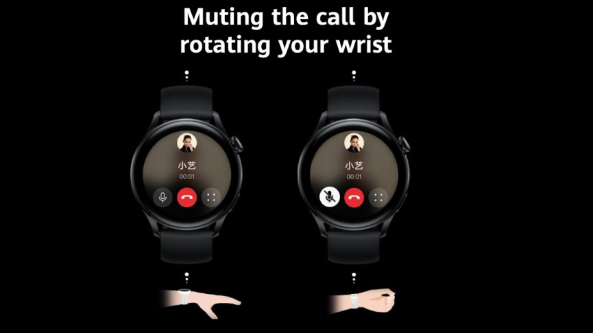 Les nouveaux contrôles gestuels de la Huawei Watch 3