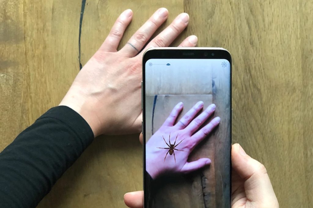 Phobys - Une application pour smartphone en RA pour aider à vaincre la peur des araignées
