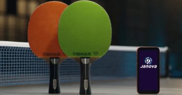 Janova - La raquette de tennis de table qui suit vos performances