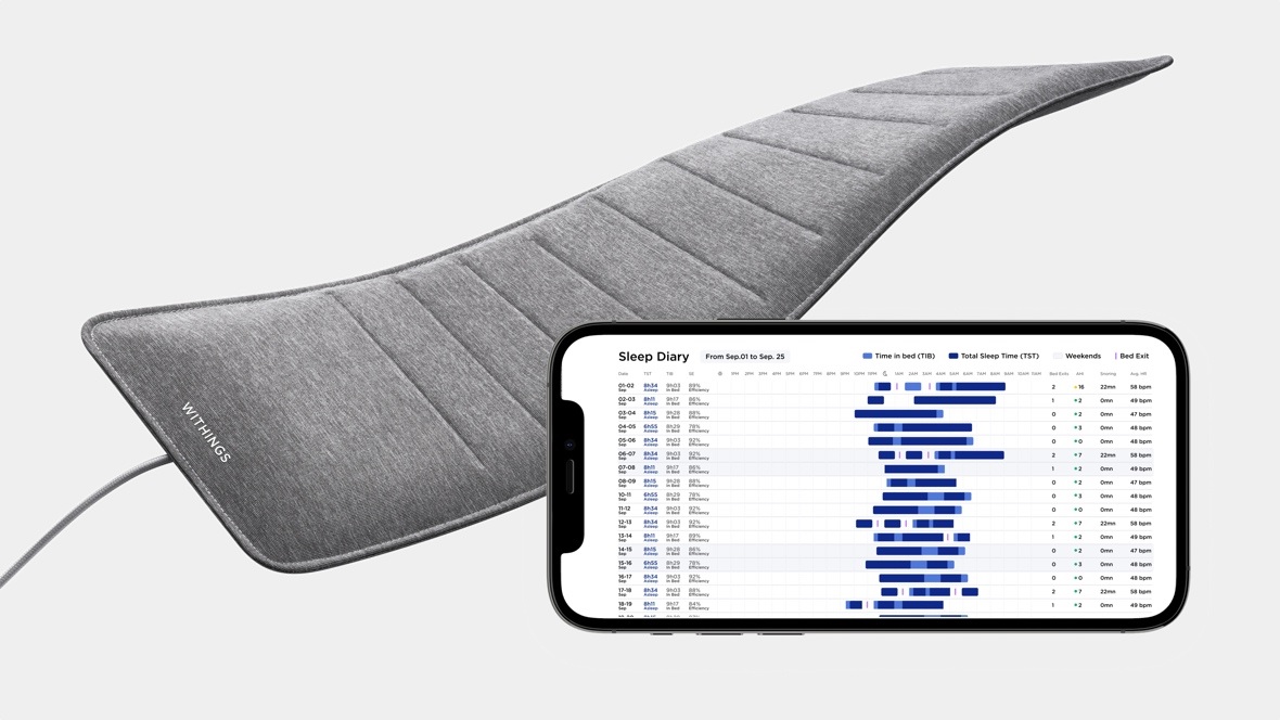 Withings Sleep Diary vous aide à comprendre pourquoi vous dormez mal