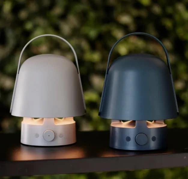 lampe enceinte Bluetooth Vappeby Ikea