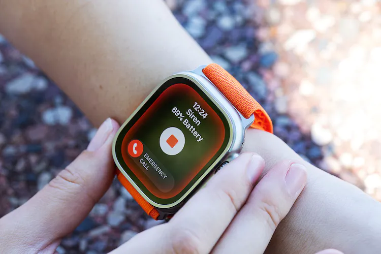 Comment utiliser la sirène de l'Apple Watch Ultra