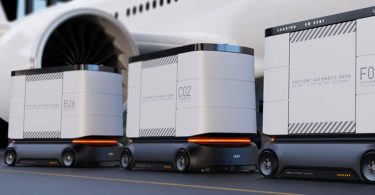 Movus - Véhicule autonome de fret aéroportuaire éliminant le risque de perte de bagages