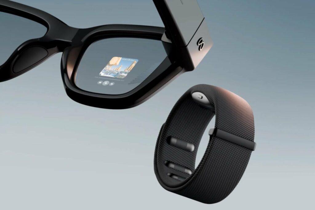 lunettes Meta Ray-Ban Display et bracelet neuronal