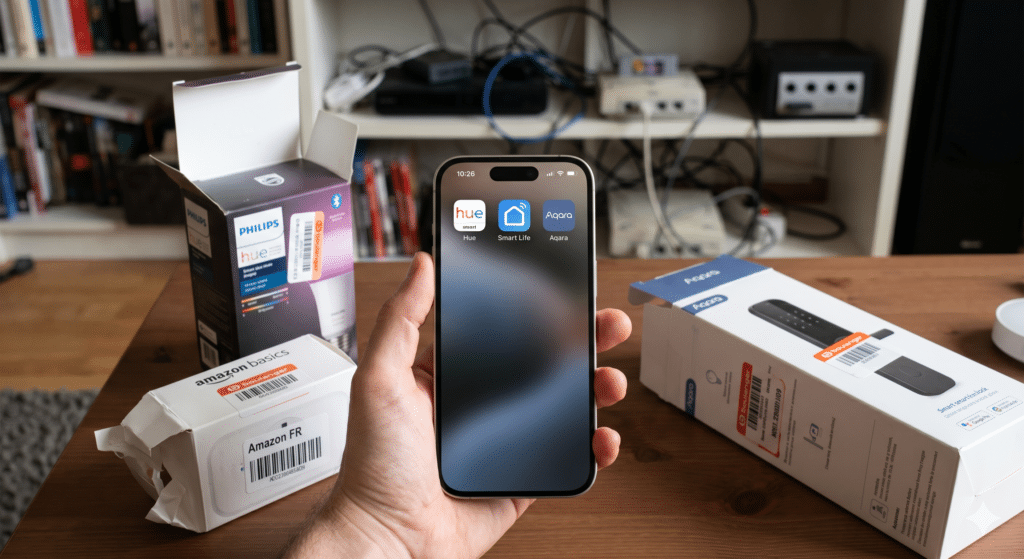 problème compatibilité applications domotiques distinctes