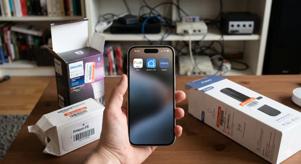 problème compatibilité applications domotiques distinctes